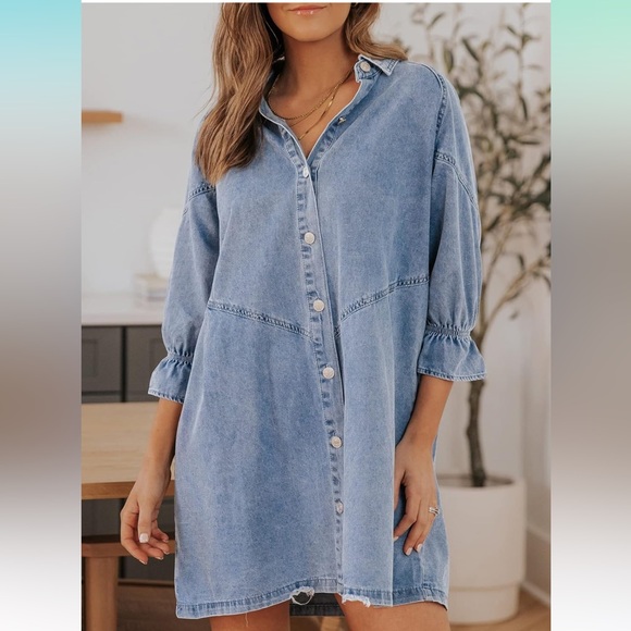 Denim Dress - Picture 4 of 6